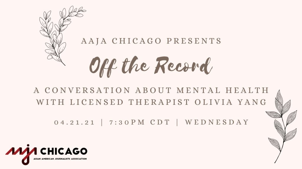 Off the Record: A Conversation About Mental Health – Join Us On April&nbsp;21